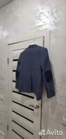 Пиджак школьный для мальчика синий