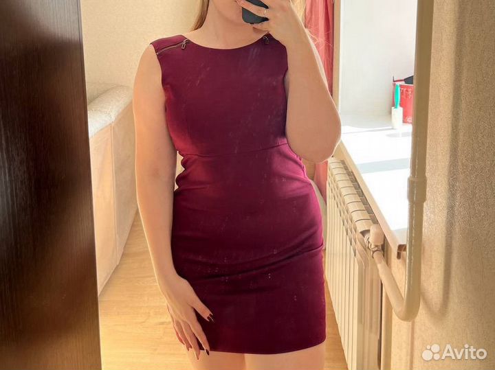 Винное платье Befree 34