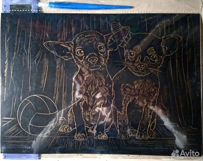 Гравюры 21х30 см набор для творчества