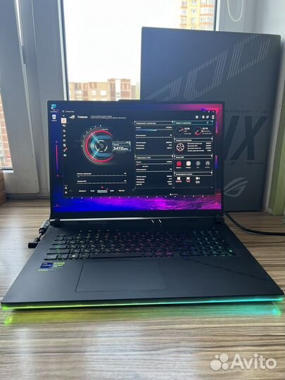 Ноутбук asus ROG scar 18 13980HX/RTX4080/32gb/1tb