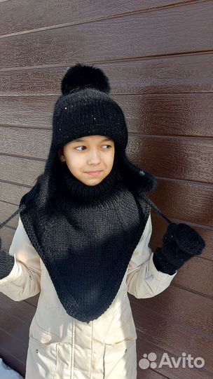 Шапка Ушанка женская, обмен