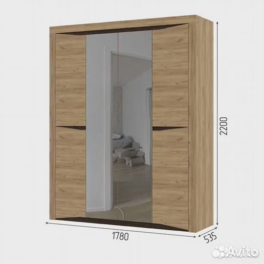 Шкаф распашной 180 см