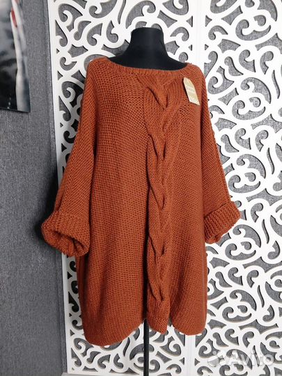 Туники вязаные единый размер до 66