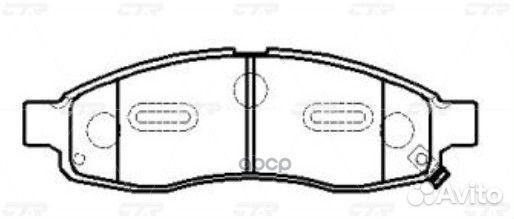 CKN-13 GK0728 Колодки тормозные дисковые пе