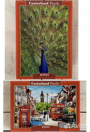 Пазлы Castorland Лондон 1500 Павлин 1000