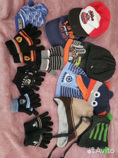 Перчатки шапки