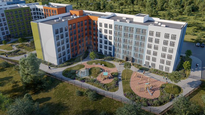 3-к. квартира, 63,7 м², 4/6 эт.