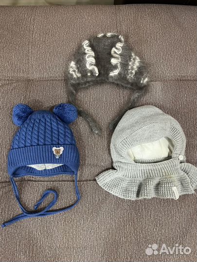 Зимняя шапка для малыша