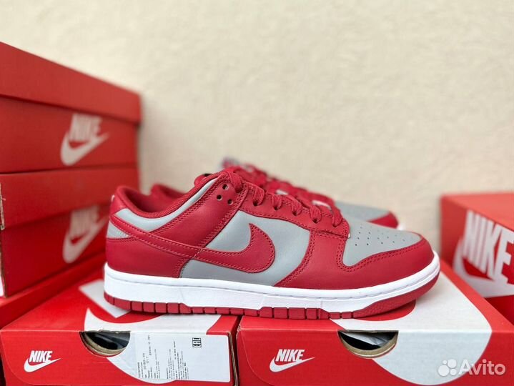 Nike Dunk Low Retro Medium Varsity Red unlv 8US