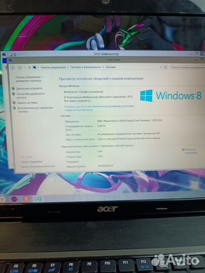 Огромный игровой ноутбук Acer