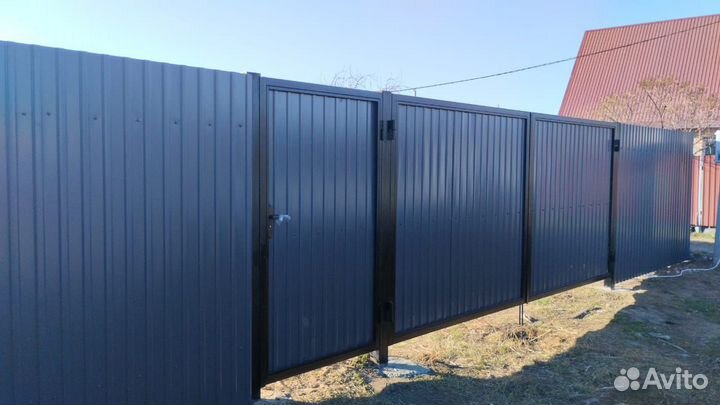 Заборы из профнастила