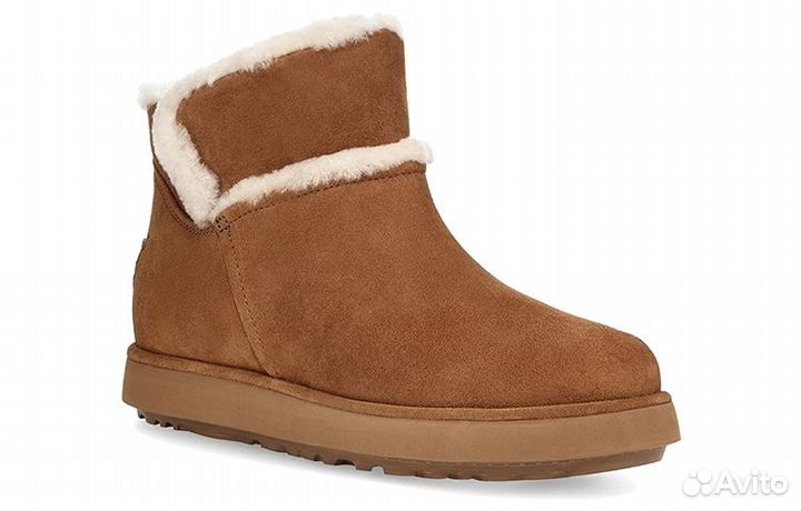 UGG Classic Mini Spill Seam Blvd Snow Boots Brown Women's (40)
