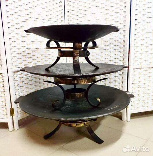 Подставка под садж или казан кованная