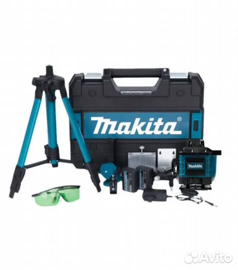 Лазерный уровень makita 4D нивелир 16 линий
