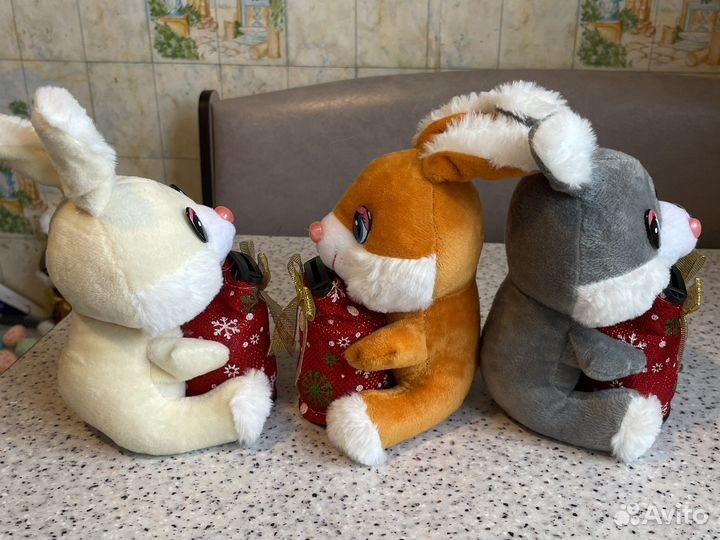 Копилка музыкальная зайка