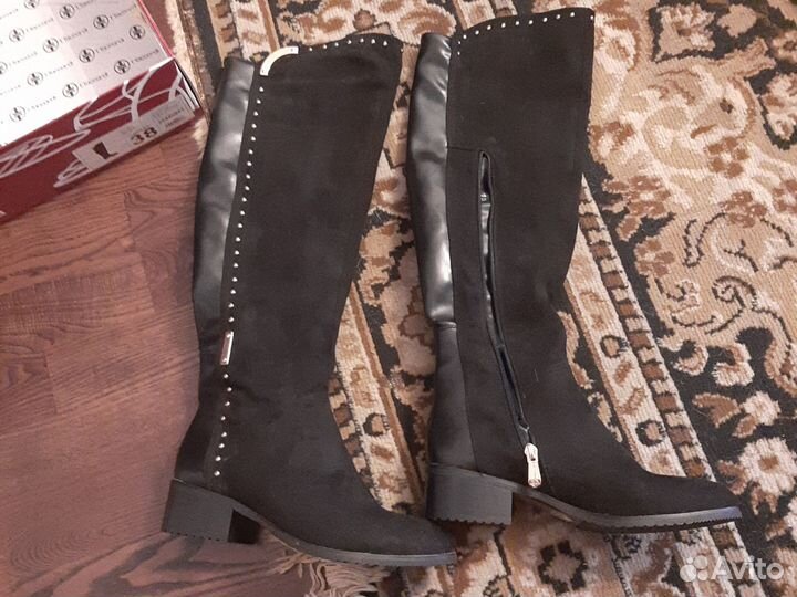 Сапоги ботфорты