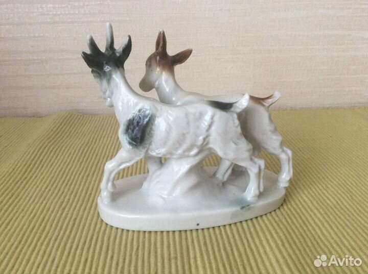 Статуэтка «Козлик и козочка» Германия 40 е годы