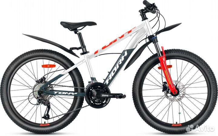 Велосипед horh tony tyhd 4.3 24 (2023) White-Gray