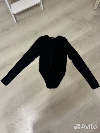 Боди женское со шнуровкой