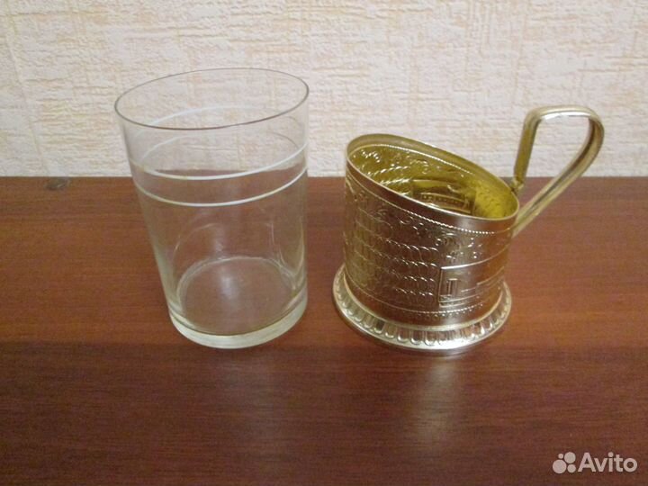 Подстаканник со стаканом СССР