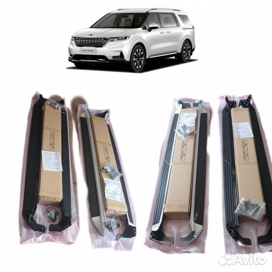 Оригинальные пороги kia carnival 4