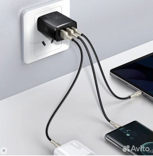 Зарядка Baseus Compact Quick Charger, 30 Вт