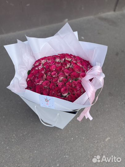 Букет 101 роза с доставкой