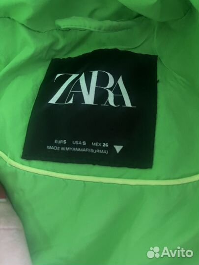 Пуховик женский zara