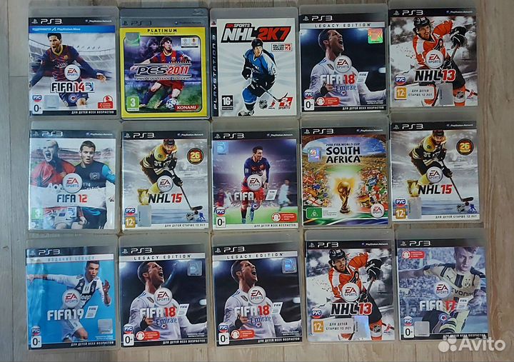 PS3 FIFA,NHL Лицензия