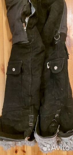 Штаны лётчика. Зимние, кожаные на меху. 50/3, 50/4