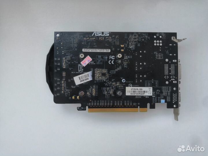 Видеокарта asus GeForce GTX 750 1GB gddr5
