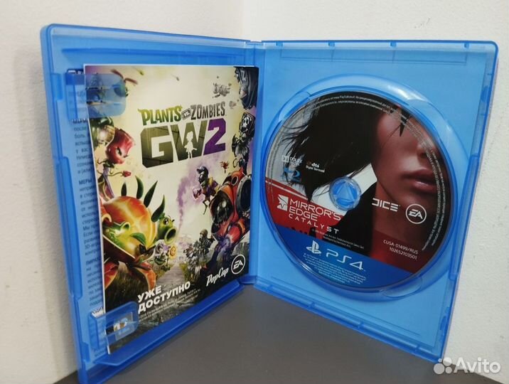 Игровые диски. Sony Playstation 4 Mirrors edge cat