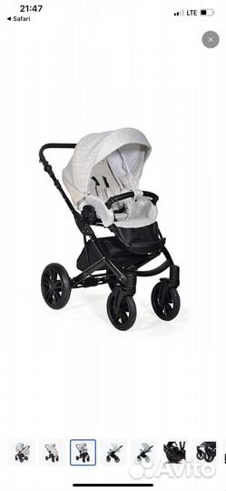 Детские коляски 2 в 1 эко кожа