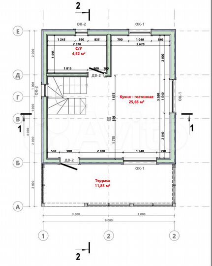 Дом 95,5 м² на участке 12,4 сот.