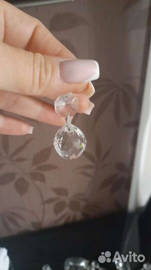Хрустальные подвески для люстры, висюльки