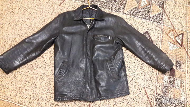 Куртка кожаная