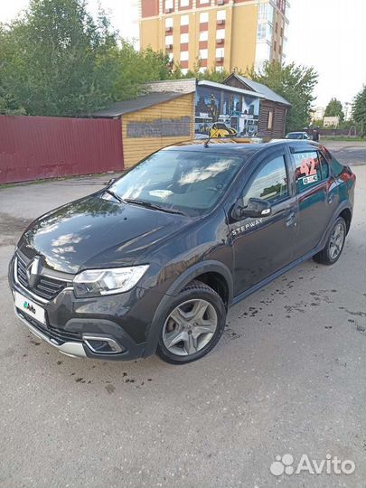 Renault Logan Stepway 1.6 МТ, 2019, битый, 200 000 км