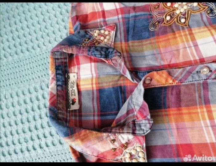 Рубашка женская 48 50 удлиненная