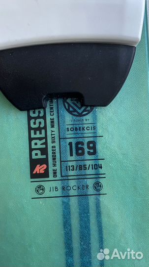 Горные лыжи K2 press с креплениями