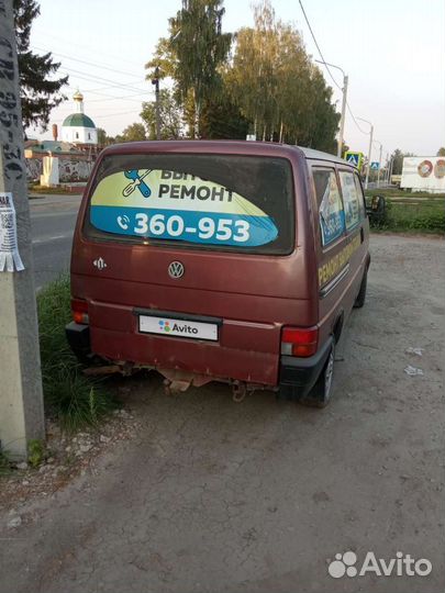 Volkswagen Transporter 1.9 МТ, 1991, 209 210 км