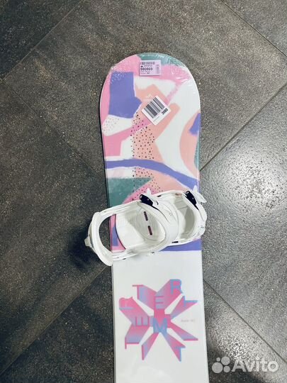 Сноуборд комплект новый Termit 142+крепления