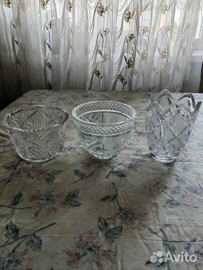 Ваза хрустальная СССР