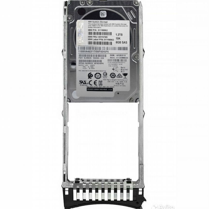 [42D0768] Жесткий Диск Ibm 1.2tb 00y5765 01ym862 6g Sas 2,5 42d0768