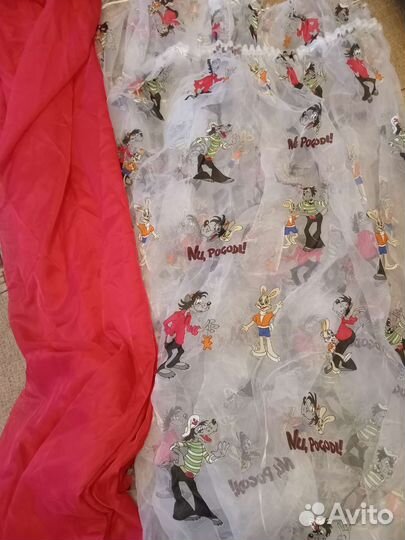 Комплект шторы и тюль