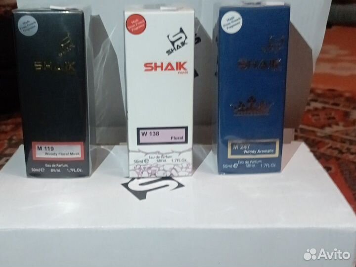 Духи женской ь мужской shaik