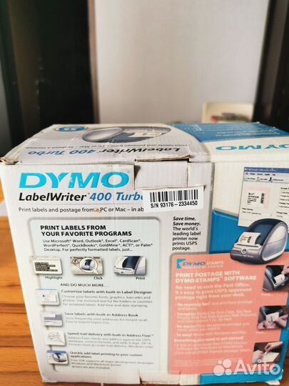 Принтер для наклеек-этикеток dymo LabelWriter400