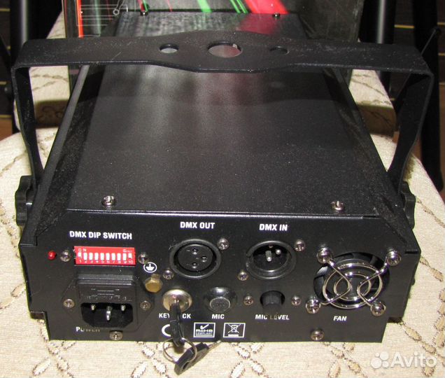 Лазер US N600 GR-140 LED светомузыка микрофон DMX