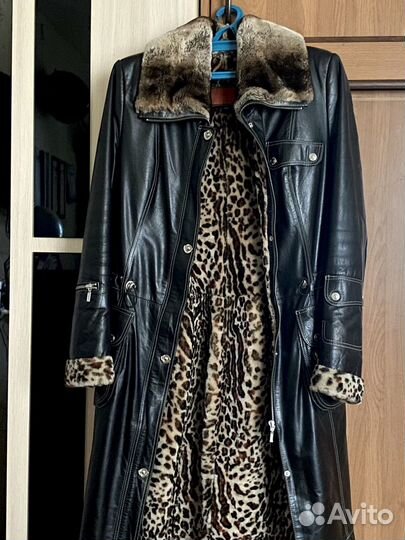 Дубленка натуральная женская авиатор