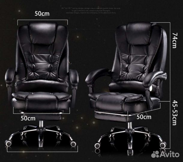 Hoвое компьютерное кресло с мaccaжёpoм