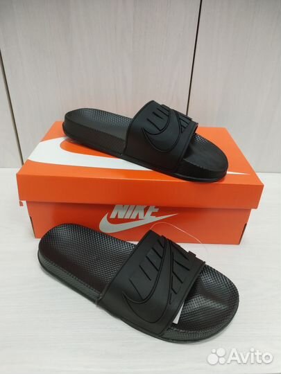 Шлепанцы сланцы мужские Nike чёрные
